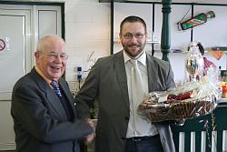 50 Jahre im Club I33 Ehrung für Günter Rektor bei der Eröffnung