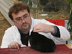 Nicht nur Züchter. Auch als Preisrichter ist Hartmut Henschen aktiv